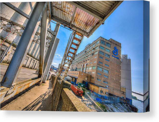 General Mills Canvas Print featuring the photograph General Mills by John Angelo Lattanzio