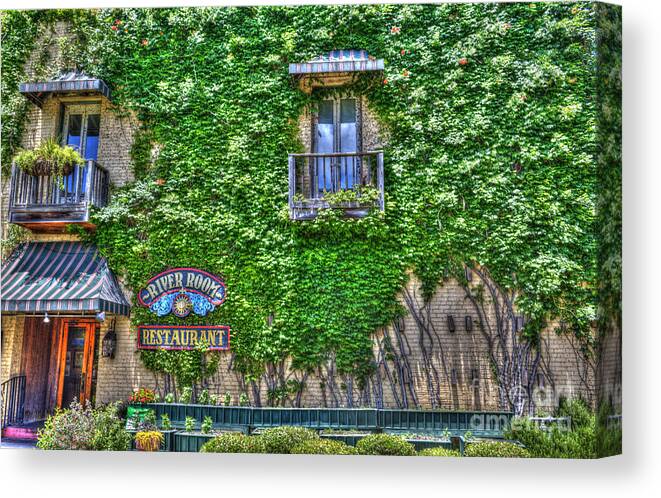 Goergetown Canvas Print featuring the photograph GeorgeTown Resturant by Dale Powell