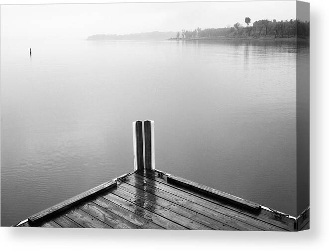 Dock Canvas Print featuring the photograph Ghost by Brian Duram