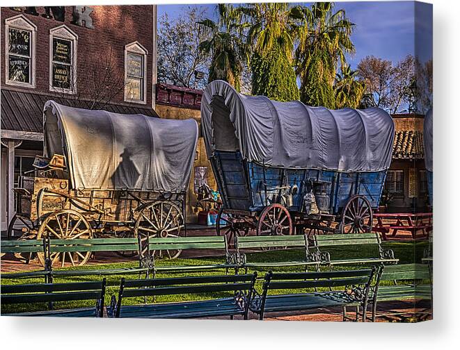 Arizona Canvas Print featuring the photograph Ghost of Old West No.1 by Mark Myhaver