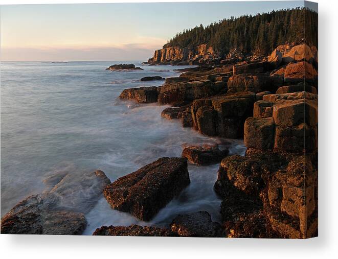 Acadia National Park Canvas Print featuring the photograph Glorious Maine Acadia National Park by Juergen Roth