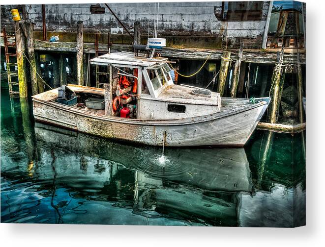 Fishing Boat Canvas Print featuring the photograph Gloucester Boat by Fred LeBlanc