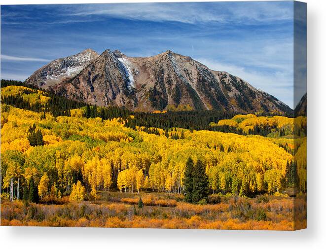 Colorado Landscapes Canvas Print featuring the photograph Good Morning Colorado by Darren White