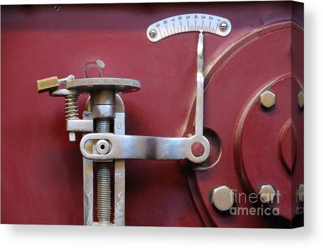 Machinery Canvas Print featuring the photograph Good Old fashioned Engineering ..Part Two by Lynn England