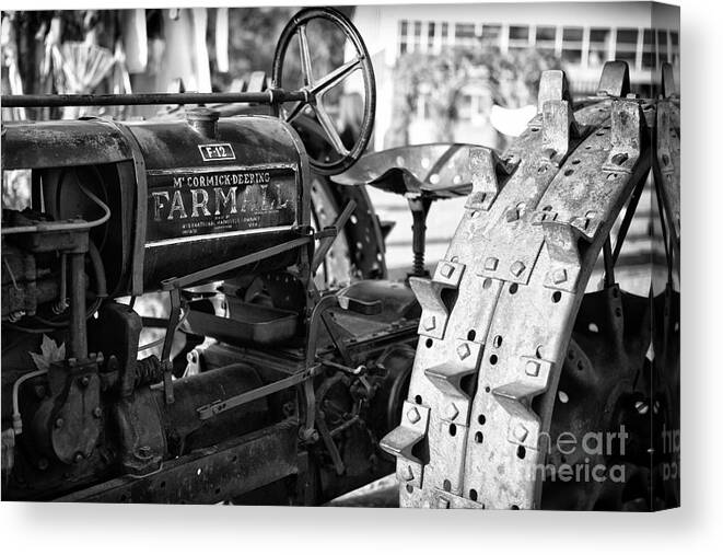 Farming Canvas Print featuring the photograph Good Old Tractor by Thanh Tran