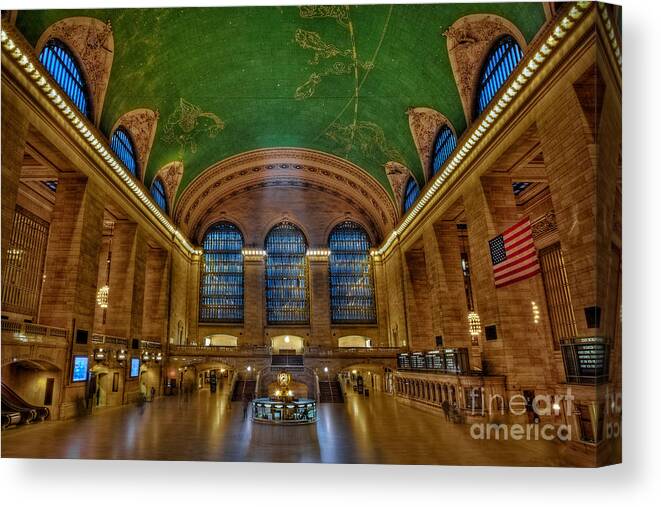 Grand Central Station Canvas Print featuring the photograph Grand Central Station by Susan Candelario