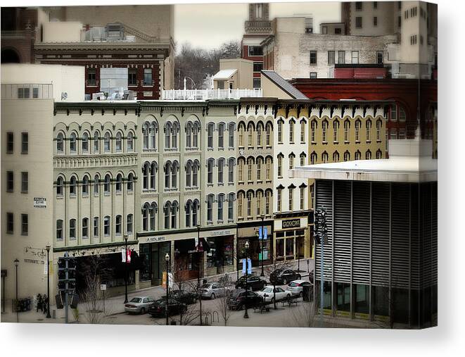 City Canvas Print featuring the photograph Grand Rapids 19 by Scott Hovind