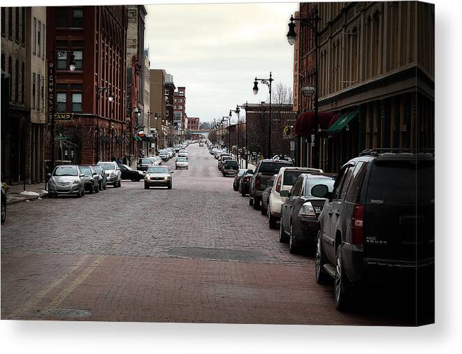 City Canvas Print featuring the photograph Grand Rapids 24 by Scott Hovind