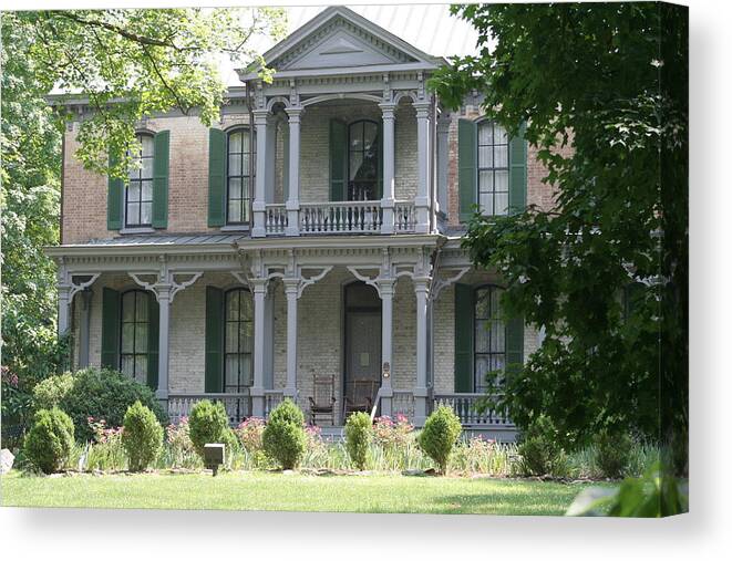 Nashville Canvas Print featuring the photograph Grassmere Historic Home by Valerie Collins