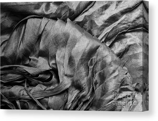Cambodian Canvas Print featuring the photograph Gray Silk 01 by Rick Piper Photography