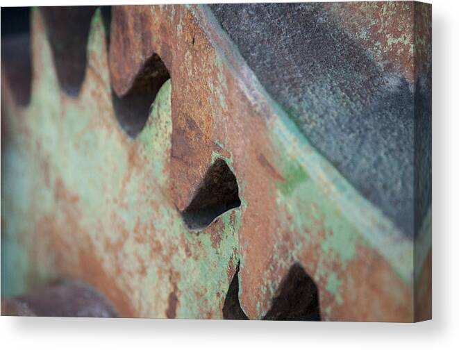 Gears Canvas Print featuring the photograph Grind by Kevin Bergen
