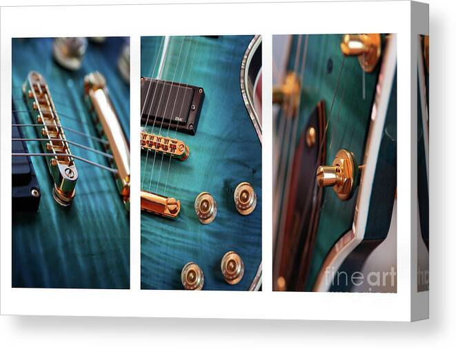 Guitar Canvas Print featuring the photograph Guitar Life by Joy Watson