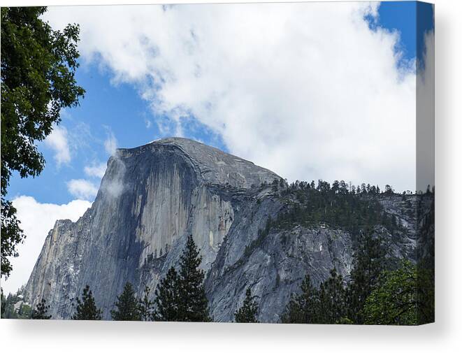Yosemite Canvas Print featuring the photograph Half Dome by Weir Here And There