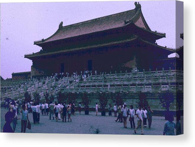  Canvas Print featuring the photograph Hall of Supreme Harmony by John Warren