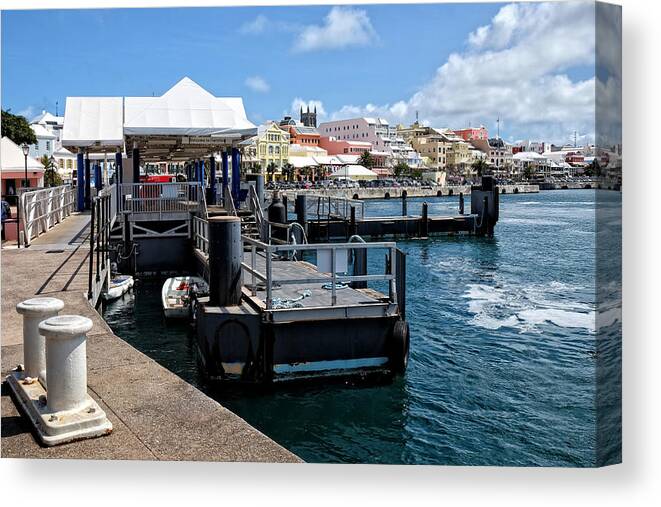Travel Canvas Print featuring the photograph Hamilton Dock by Lucinda Walter