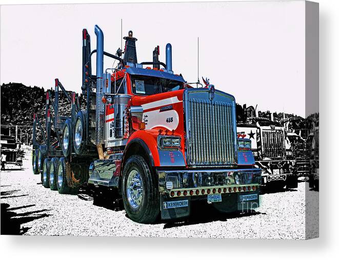 Trucks Canvas Print featuring the photograph Hdrcatr3120-13 by Randy Harris