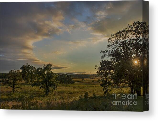 Sunset Canvas Print featuring the photograph Healing Power by Dan Hefle