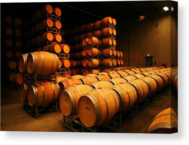 Casks Canvas Print featuring the photograph Heaven by Jeff Swan
