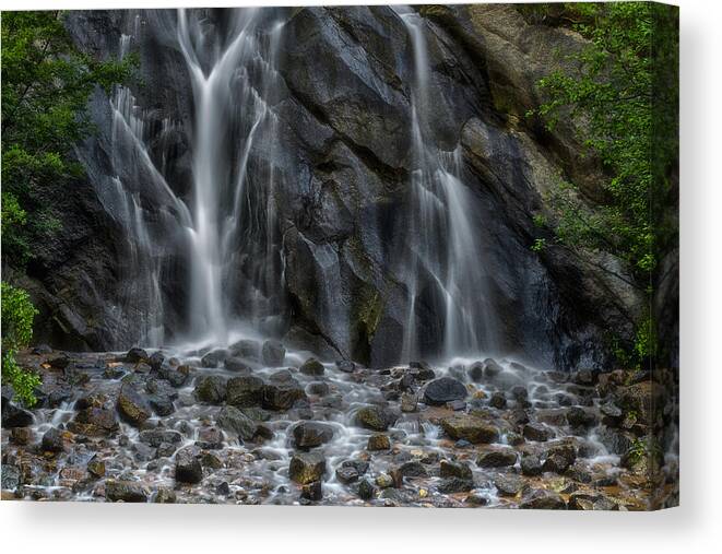 Helen Hunt Falls Canvas Print featuring the photograph Helen Hunt Falls by Tim Reaves