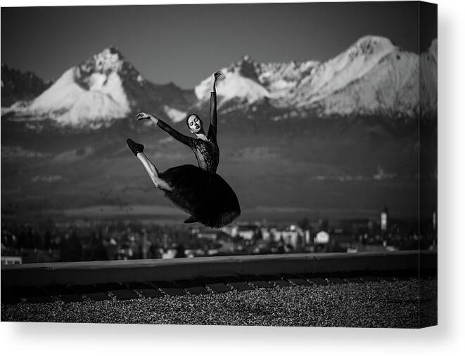 Dance Canvas Print featuring the photograph High Above The Sky by Martin Krystynek Qep