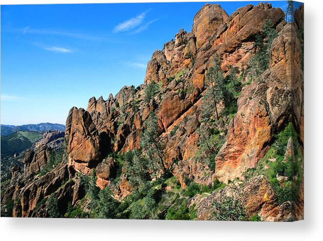Pinnacles National Park Canvas Print featuring the photograph High Peaks by John Elk