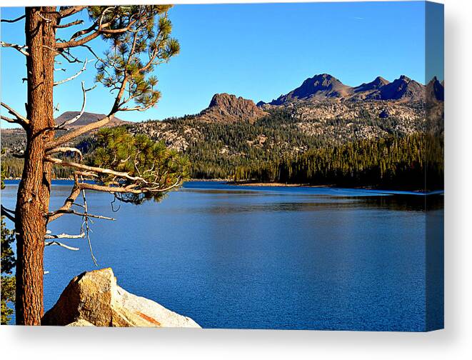 Lakes Canvas Print featuring the photograph High Sierra Gem by Lynn Bawden