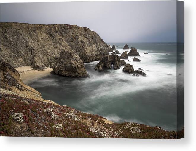 Bodega Bay Canvas Print featuring the photograph Hole In The Head by Lee Harland