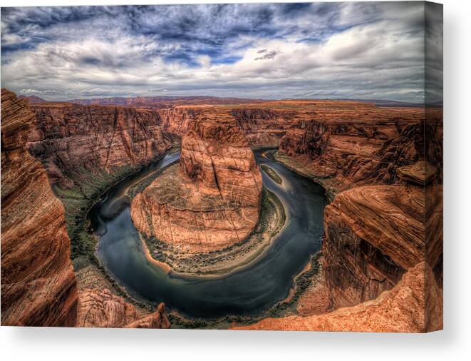 Granger Photography Canvas Print featuring the photograph Horseshoe Bend by Brad Granger