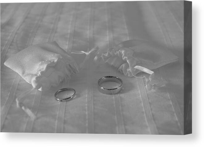 Wedding Canvas Print featuring the photograph I Do by Beth Holly