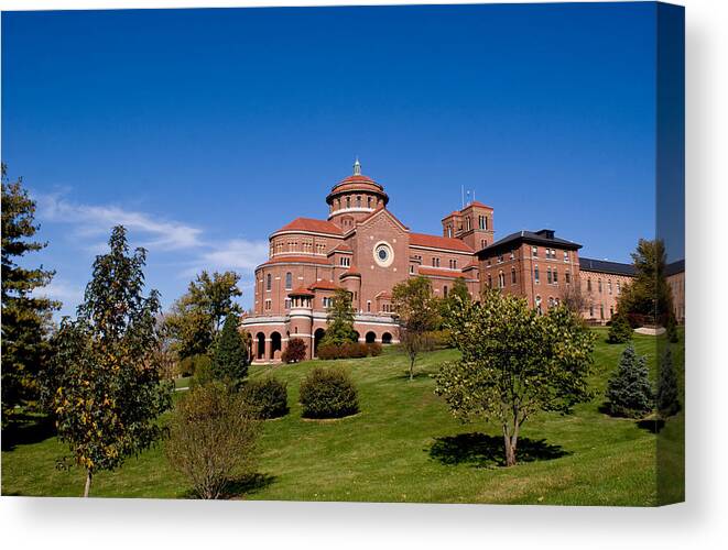 Monasteries Canvas Print featuring the photograph Immaculate Conception Monastery by Sandy Keeton