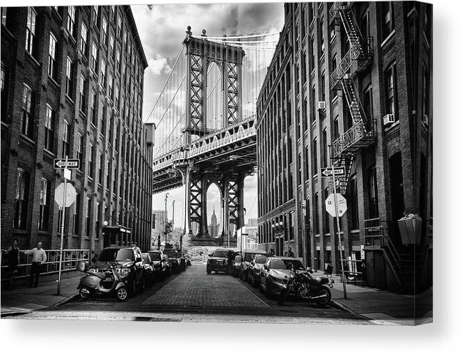 Architecture Canvas Print featuring the photograph In America by Lidia Vanhamme