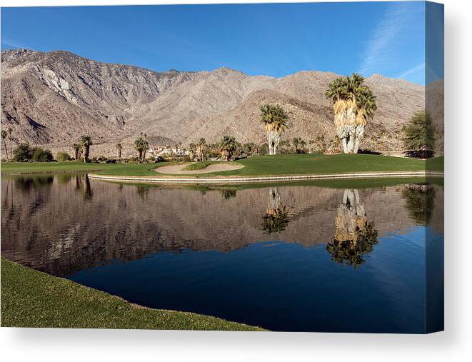 Indian Canvas Print featuring the photograph Indian Canyons Golf Resort in Palm Springs by Carol M Highsmith