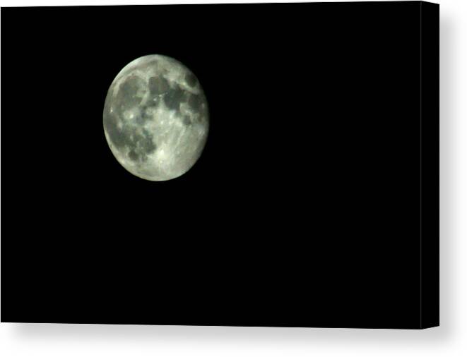 Moon Canvas Print featuring the photograph Infinity by Courtney Webster