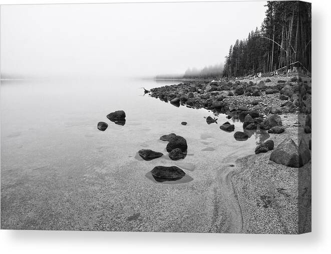 Medicine Lake Canvas Print featuring the photograph Infinity by Randy Wood
