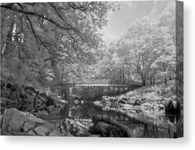 River Canvas Print featuring the photograph Infrared river by B Cash