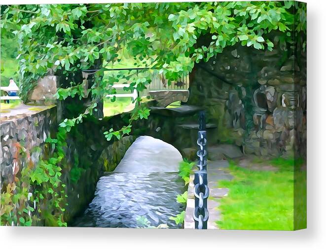 Inistioge Canvas Print featuring the photograph Inistioge Park by Norma Brock