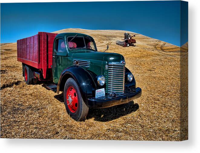 International Canvas Print featuring the photograph International Farm Truck by Paul DeRocker