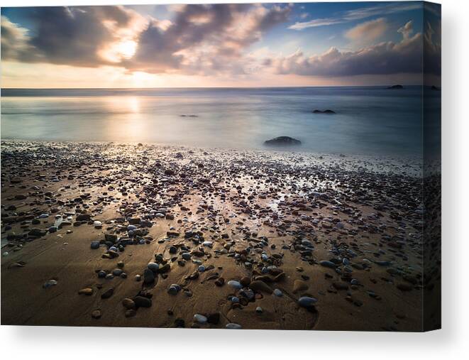 Blue Hour Canvas Print featuring the photograph Into The Blue V by Marco Oliveira