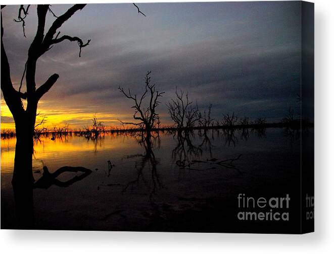 Into The Night Canvas Print featuring the photograph Into the Night by Blair Stuart