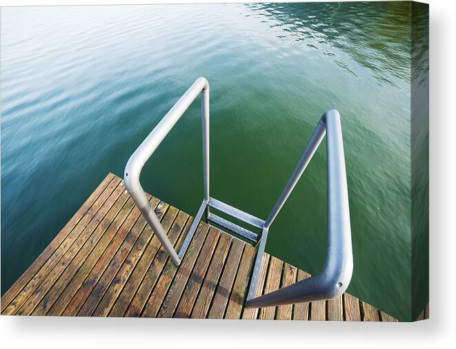 Water Canvas Print featuring the photograph Into the water by Chevy Fleet
