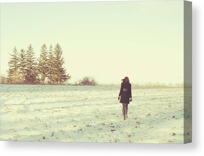Wind Canvas Print featuring the photograph Into The Wind by Heather Hanrahan
