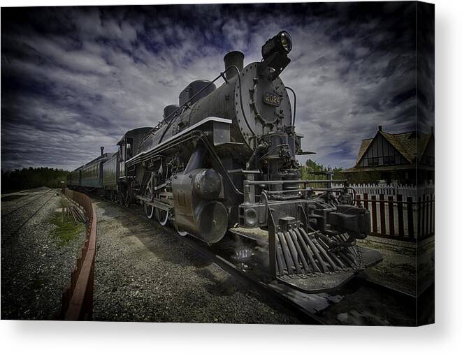 Locomative Canvas Print featuring the photograph Iron Horse by Russell Styles