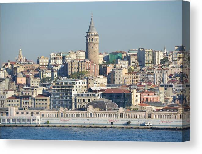 Istanbul Canvas Print featuring the photograph Istanbul Turkey by David Dawson Image