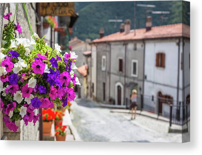 Shutter Canvas Print featuring the photograph Italian Country In Abruzzo by Deimagine