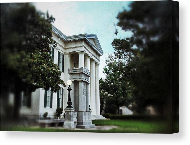 Jackson City Hall Canvas Print featuring the photograph Jackson City Hall by Jim Albritton