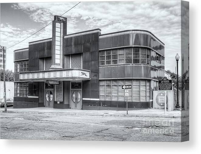 Clarence Holmes Canvas Print featuring the photograph Jackson Mississippi Greyhound Bus Station II by Clarence Holmes