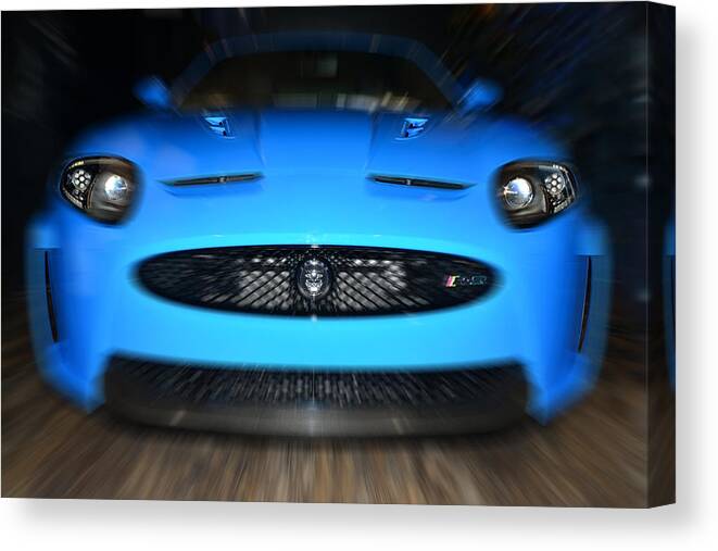 Jaguar Rs Canvas Print featuring the photograph Jaguar R - S supercharged 2013 by Dragan Kudjerski