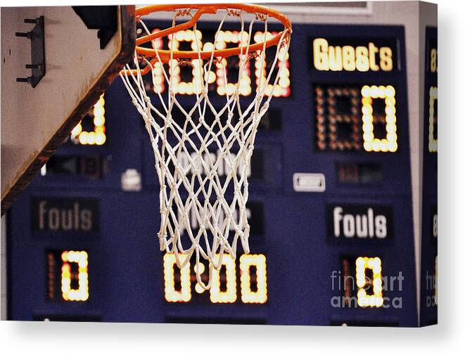 Basketball Canvas Print featuring the photograph Jan 12 by Anjanette Douglas