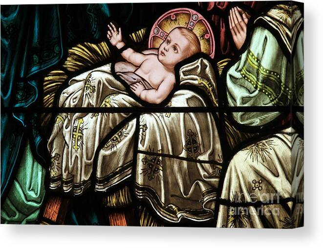 Baby Canvas Print featuring the photograph Jesus Is Born by Adam Jewell