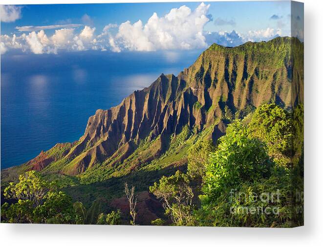 Above Canvas Print featuring the photograph Kalalau Valley 2 by M Swiet Productions
